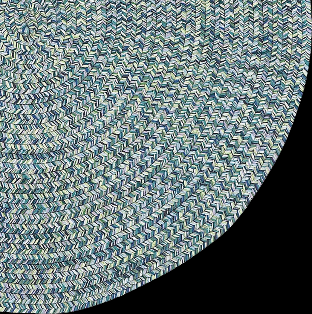 Garkani Blue 5'6 Round Rug - Thumbnail - Image 2
