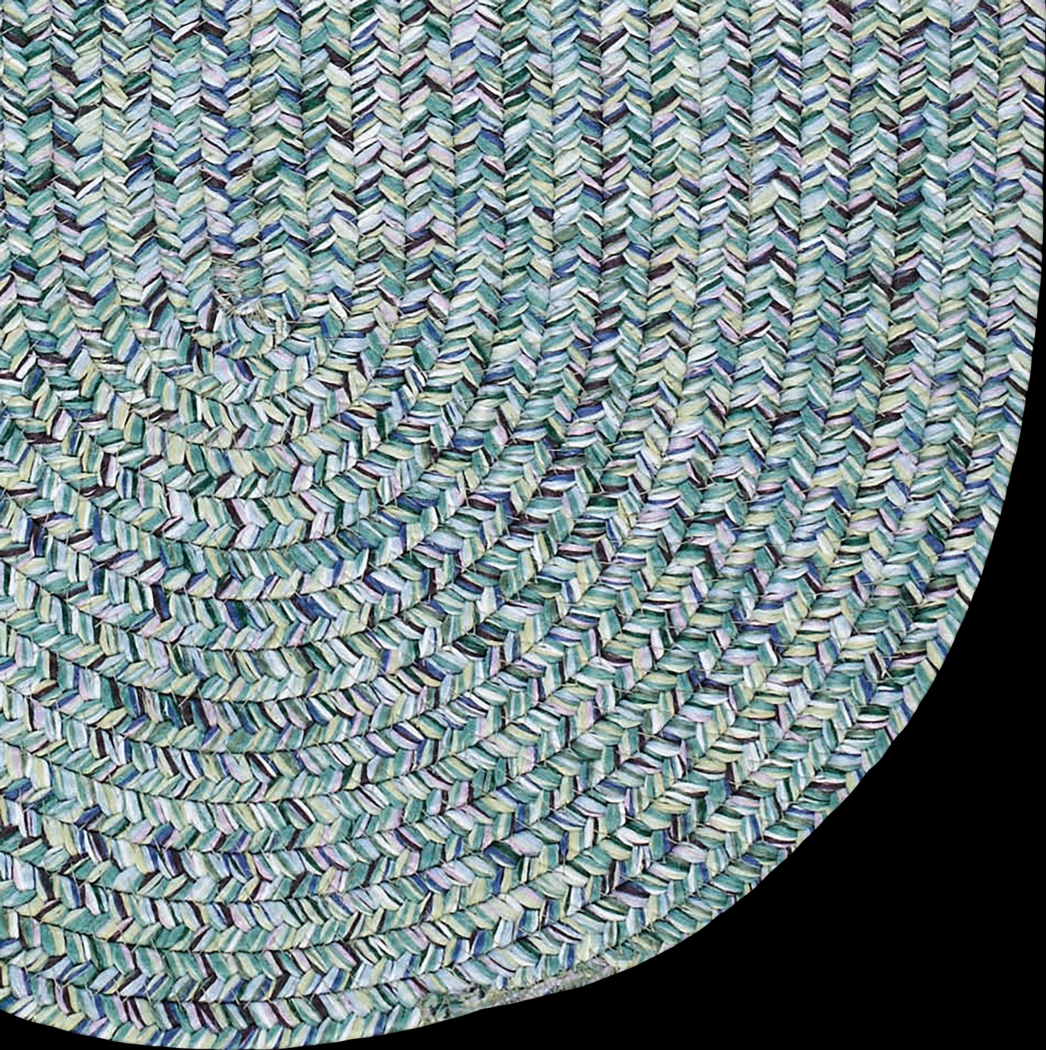 Garkani Blue 8' x 11' Oval Rug - Thumbnail - Image 2