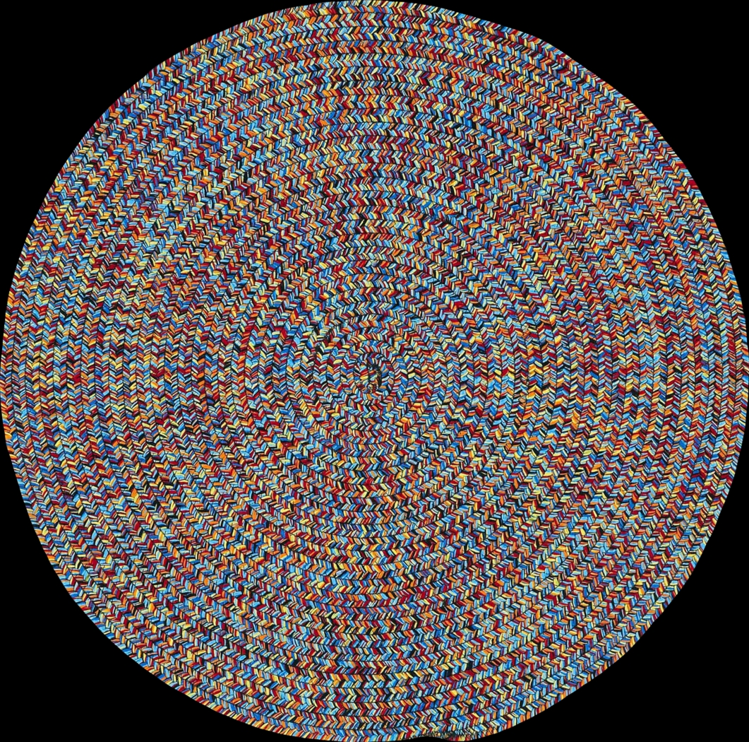 Garkani Multi 7'6 Round Rug - Thumbnail - Image 1