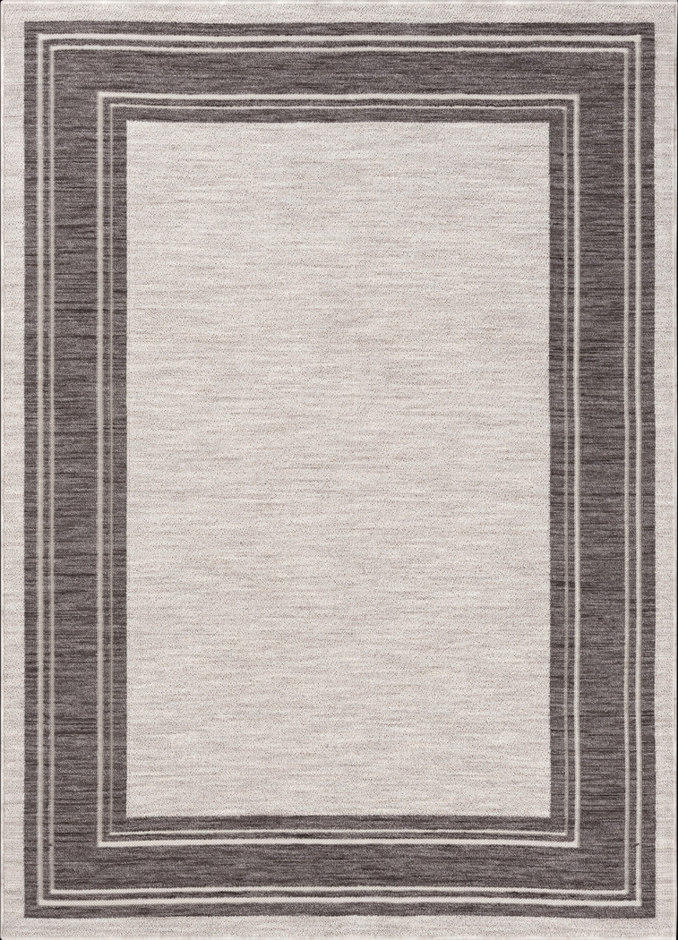 Garlaba Ivory 5' x 7' Indoor/Outdoor Rug - Thumbnail - Image 1