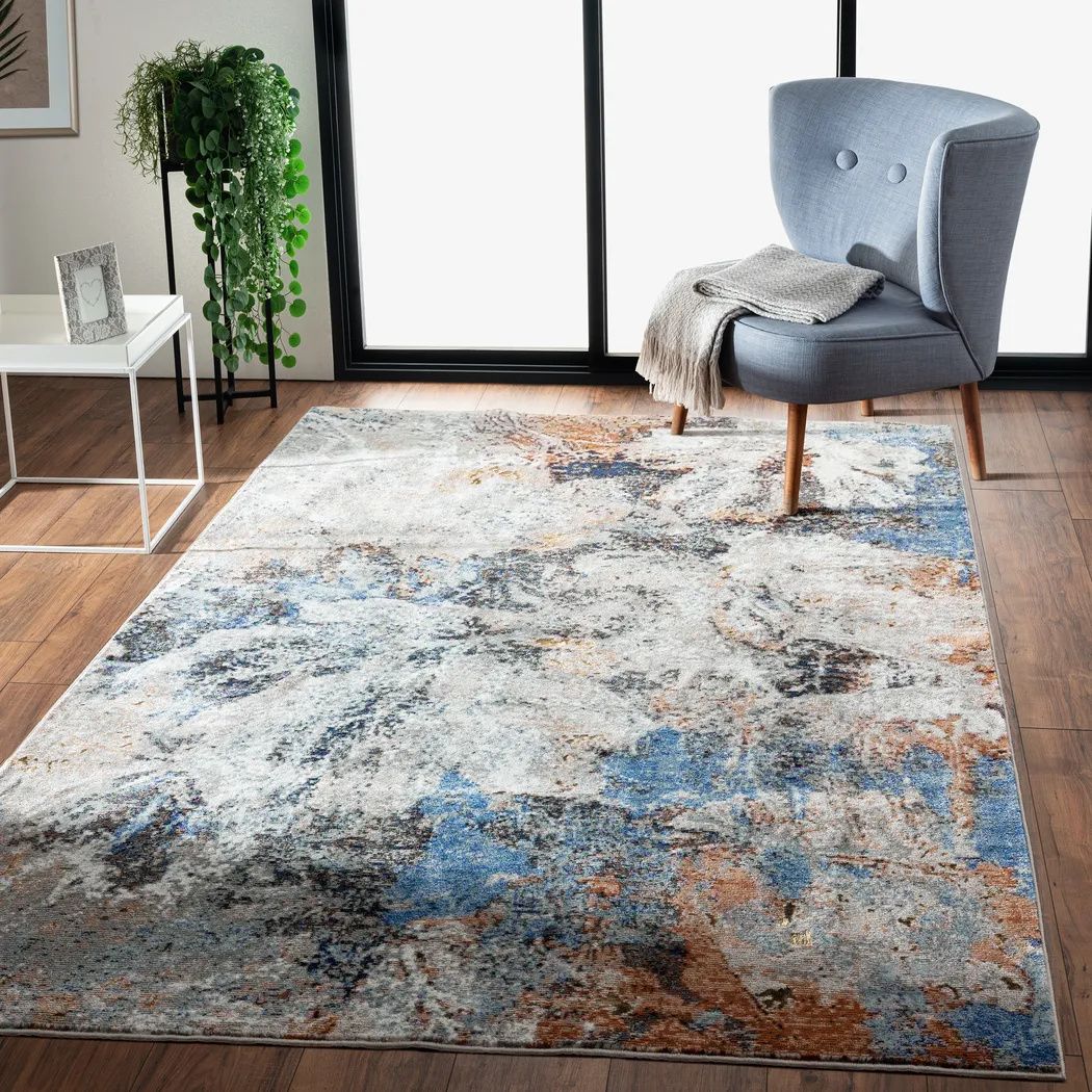 Garley Red/Multi 5'3 x 7'6 Rug - Thumbnail - Image 2