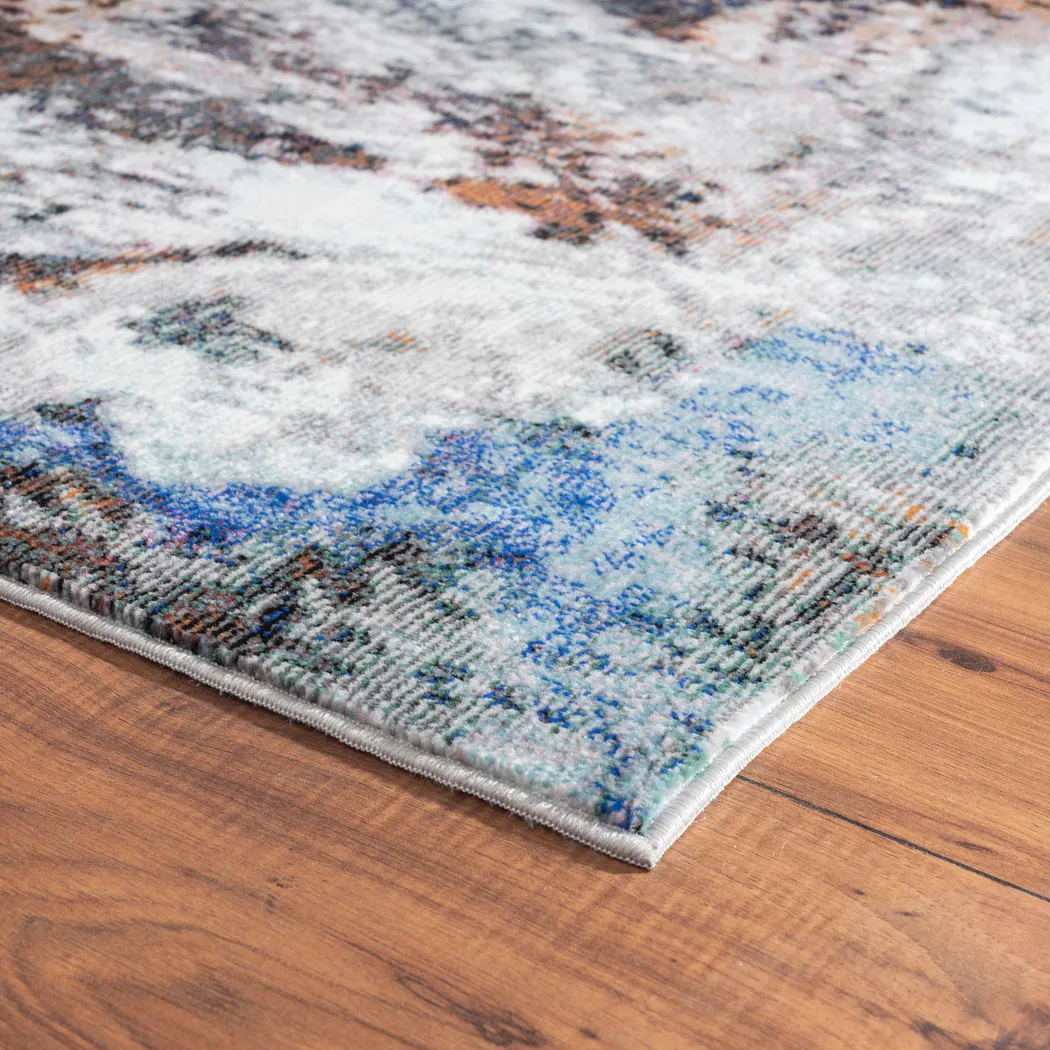 Garley Red/Multi 5'3 x 7'6 Rug - Thumbnail - Image 4