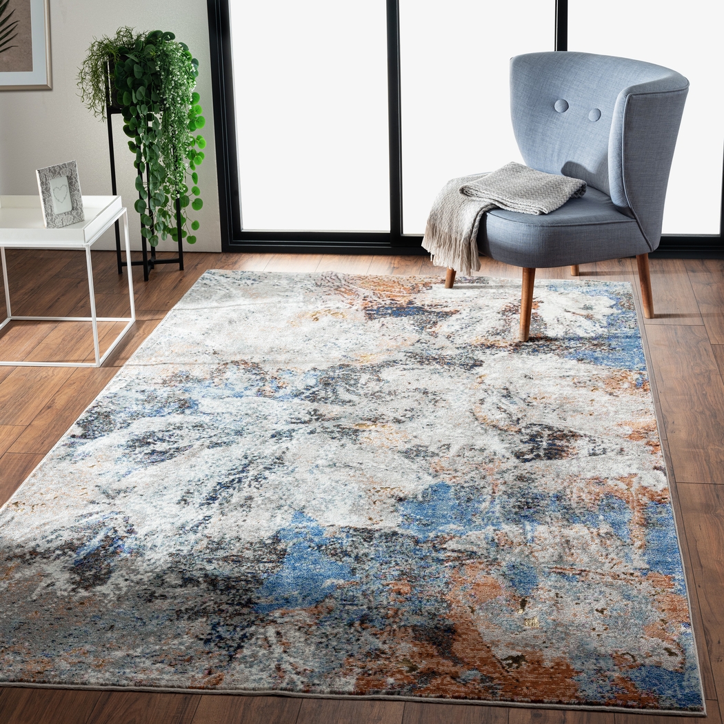 Garley Red/Multi 7'9 x 9'6 Rug - Thumbnail - Image 2