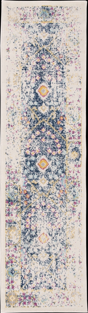 Garlon Blue 2' x 7' Runner Rug - Thumbnail - Image 1