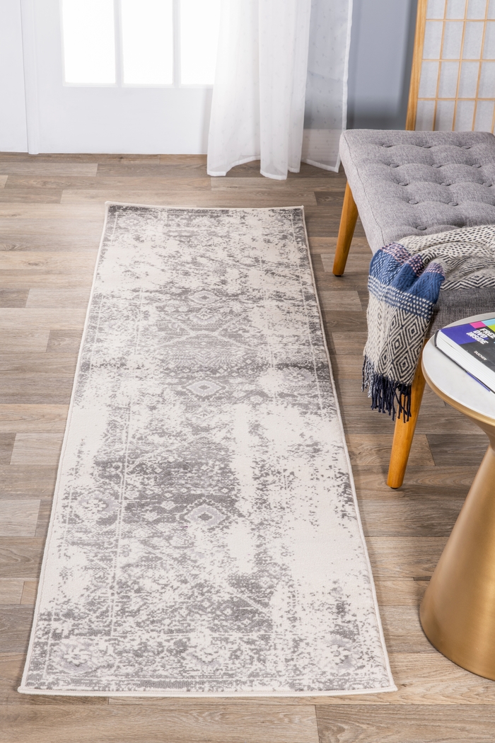 Garlon Gray 2' x 7' Runner Rug - Thumbnail - Image 4