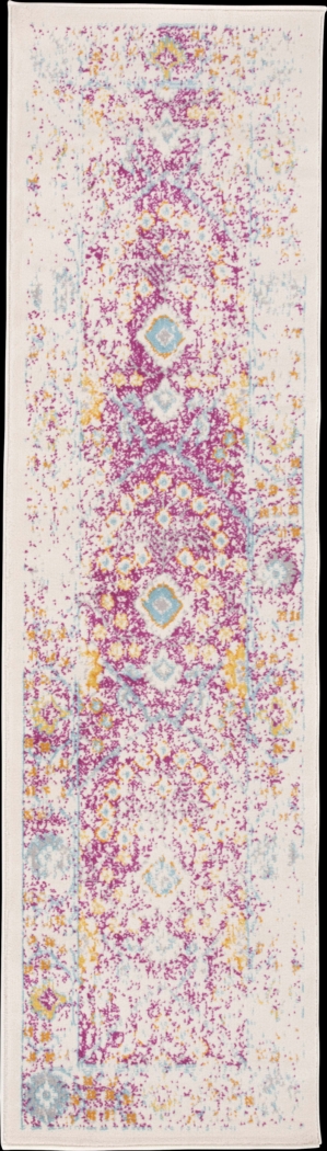 Garlon Pink 2' x 7' Runner Rug - Thumbnail - Image 1