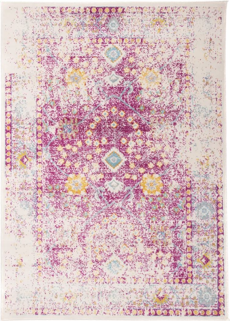 Garlon Pink 8' x 10' Rug - Thumbnail - Image 1