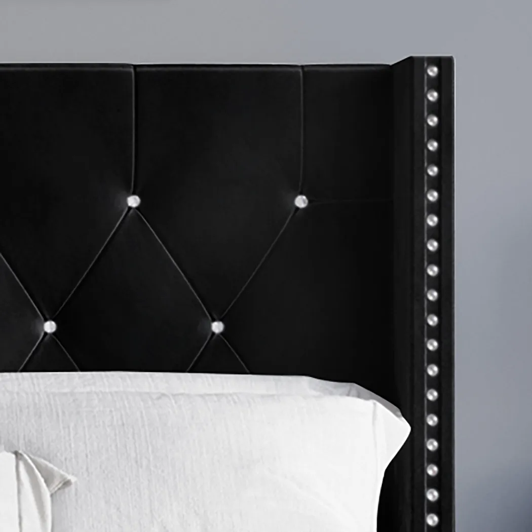 Garnetstreet Black King Bed with 2 Nightstands - Thumbnail - Image 4