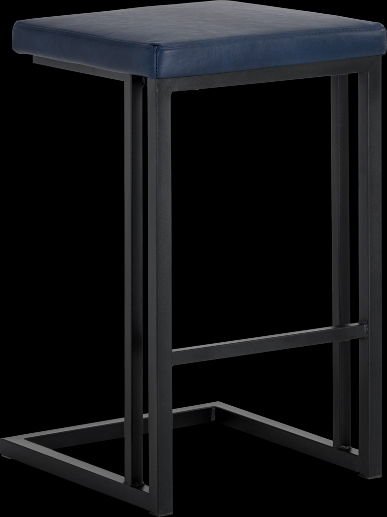 Garnett Blue Counter Stool - Thumbnail - Image 1