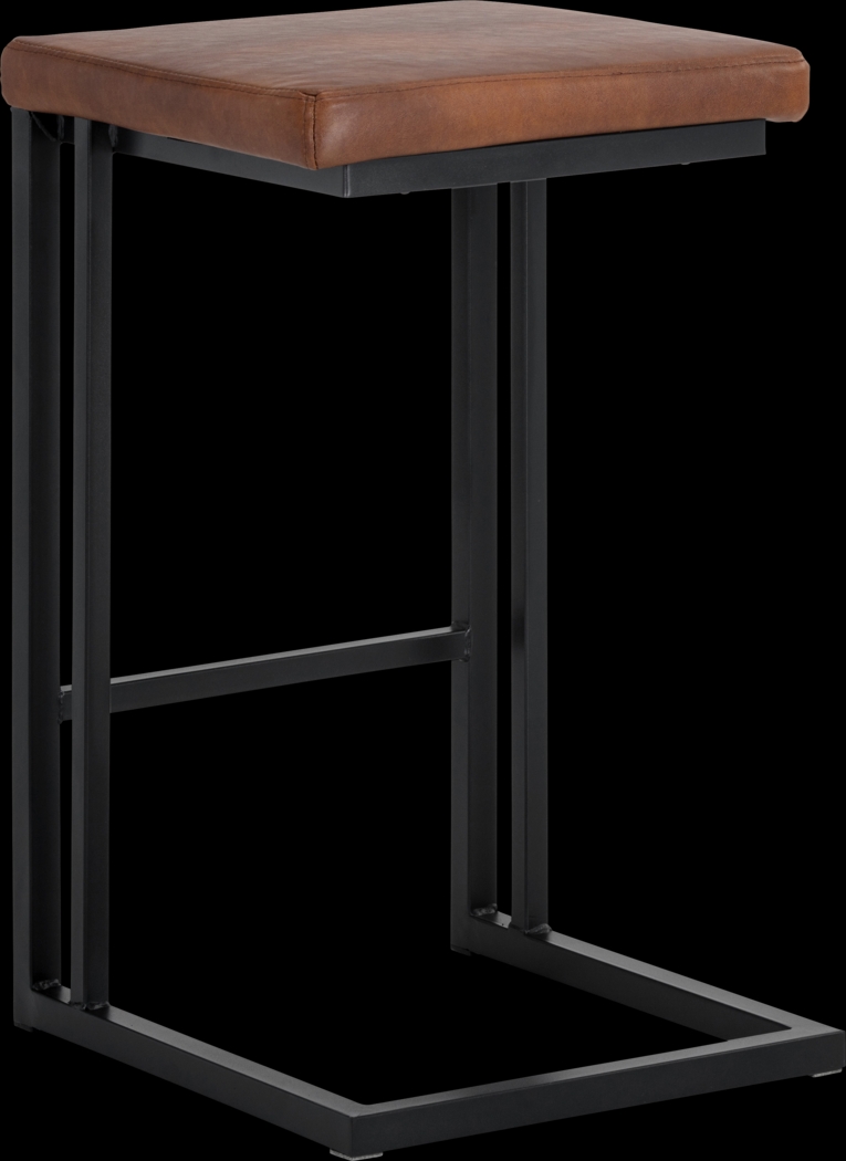 Garnett Brown Counter Stool - Thumbnail - Image 3