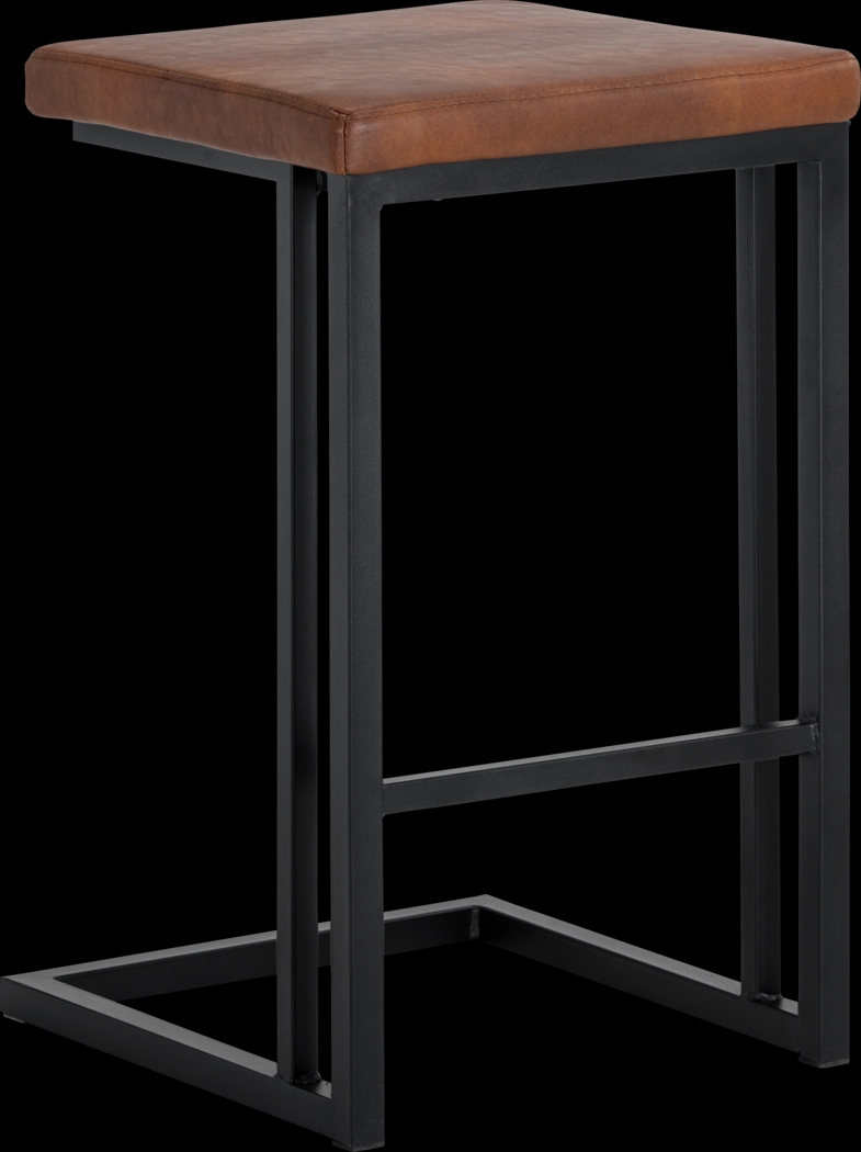 Garnett Brown Counter Stool - Thumbnail - Image 1