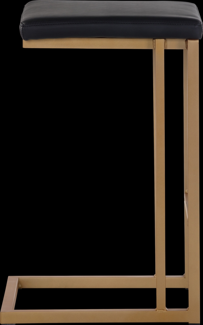 Garnett Gold Counter Height Stool, Set of 2 - Thumbnail - Image 2