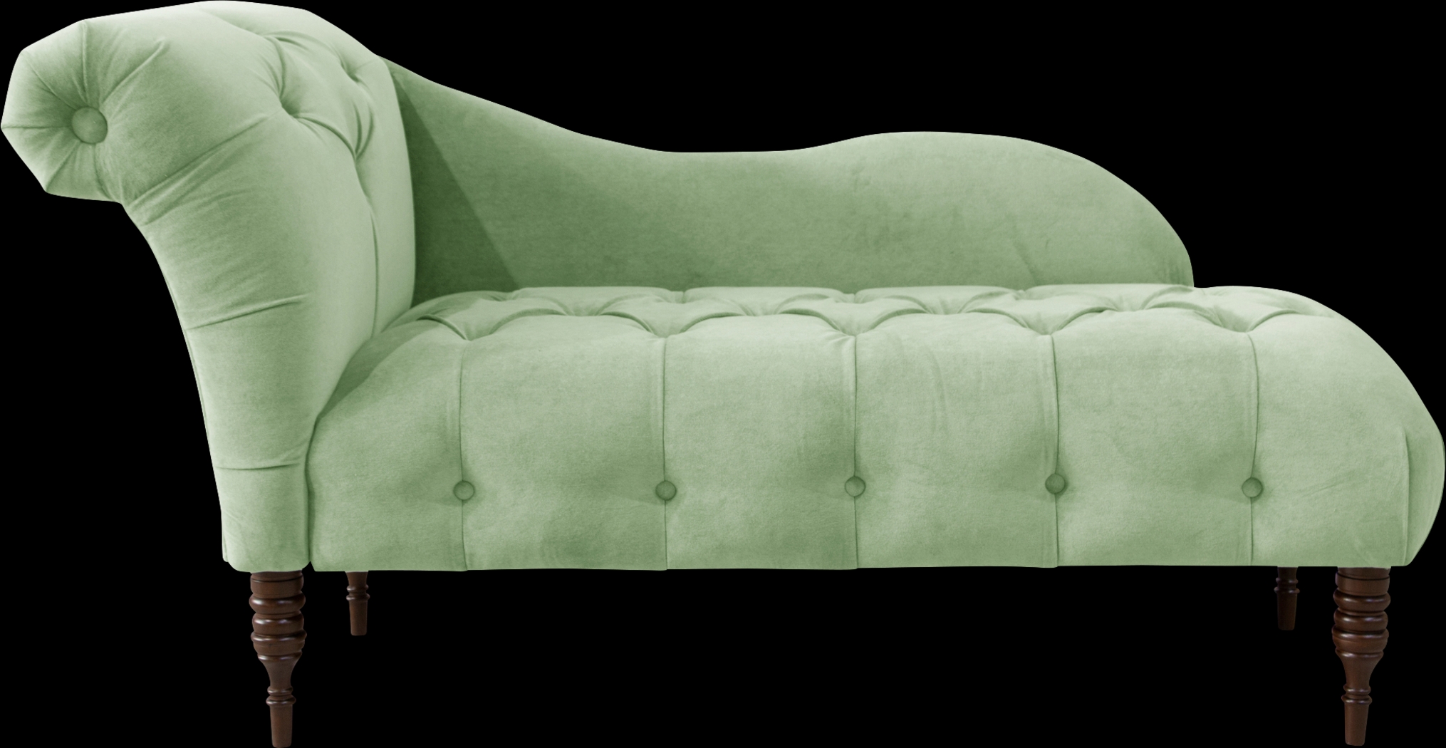 Garonne Green Chaise - Thumbnail - Image 2