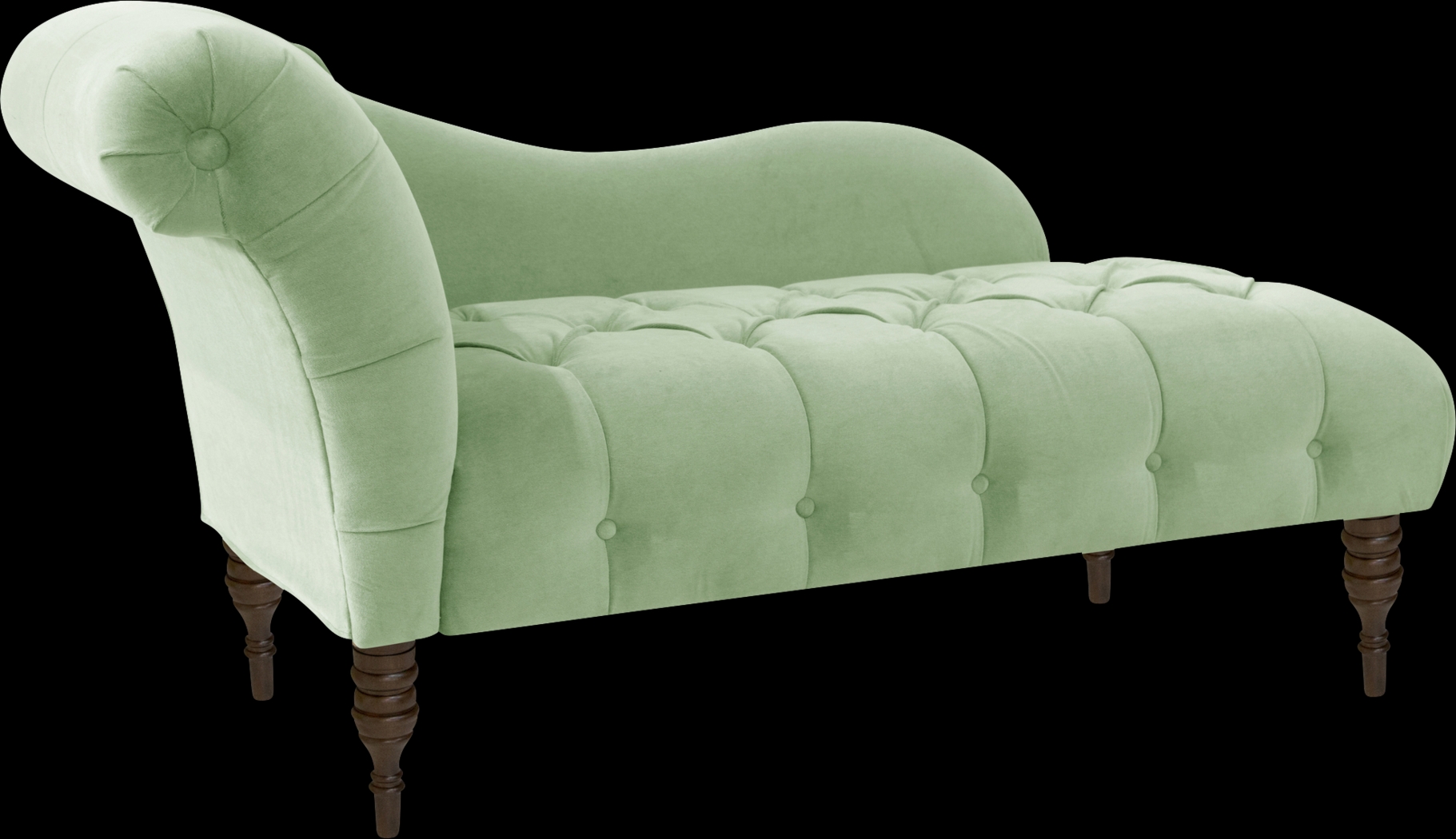 Garonne Green Chaise - Thumbnail - Image 1