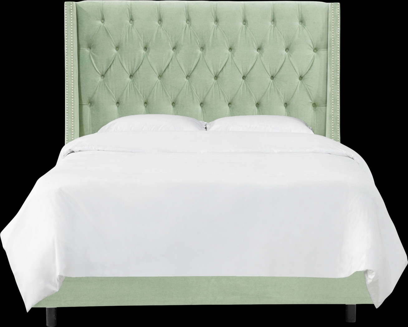 Garonne Green Queen Bed - Thumbnail - Image 2
