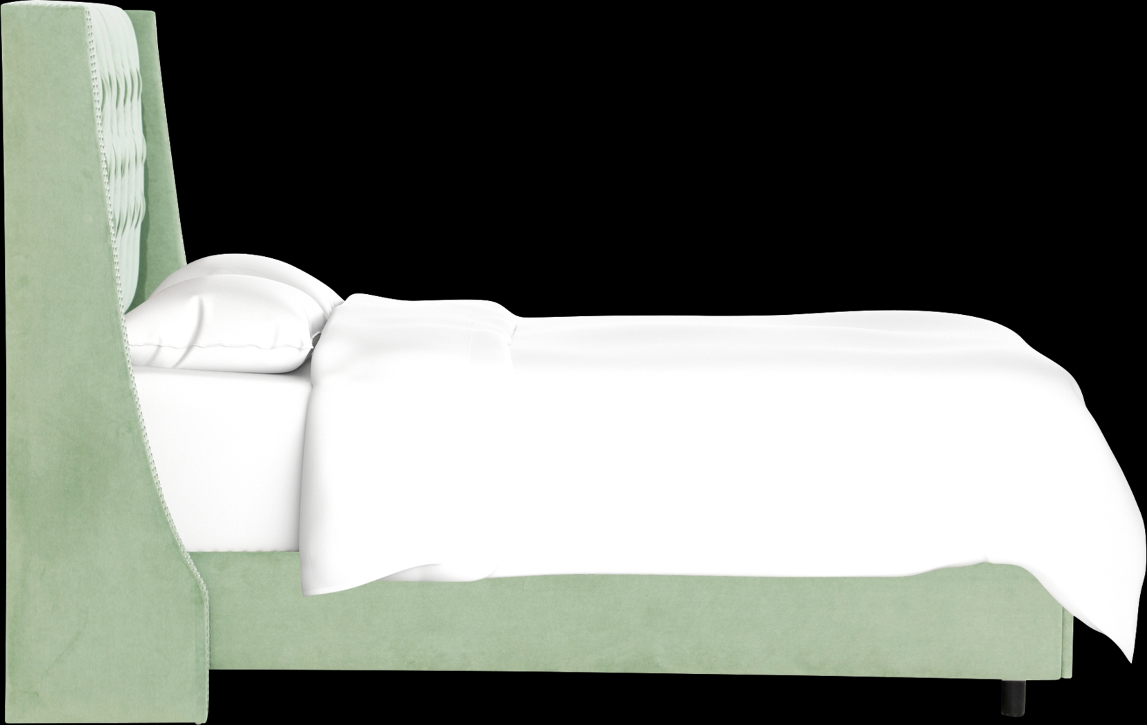 Garonne Green Queen Bed - Thumbnail - Image 3