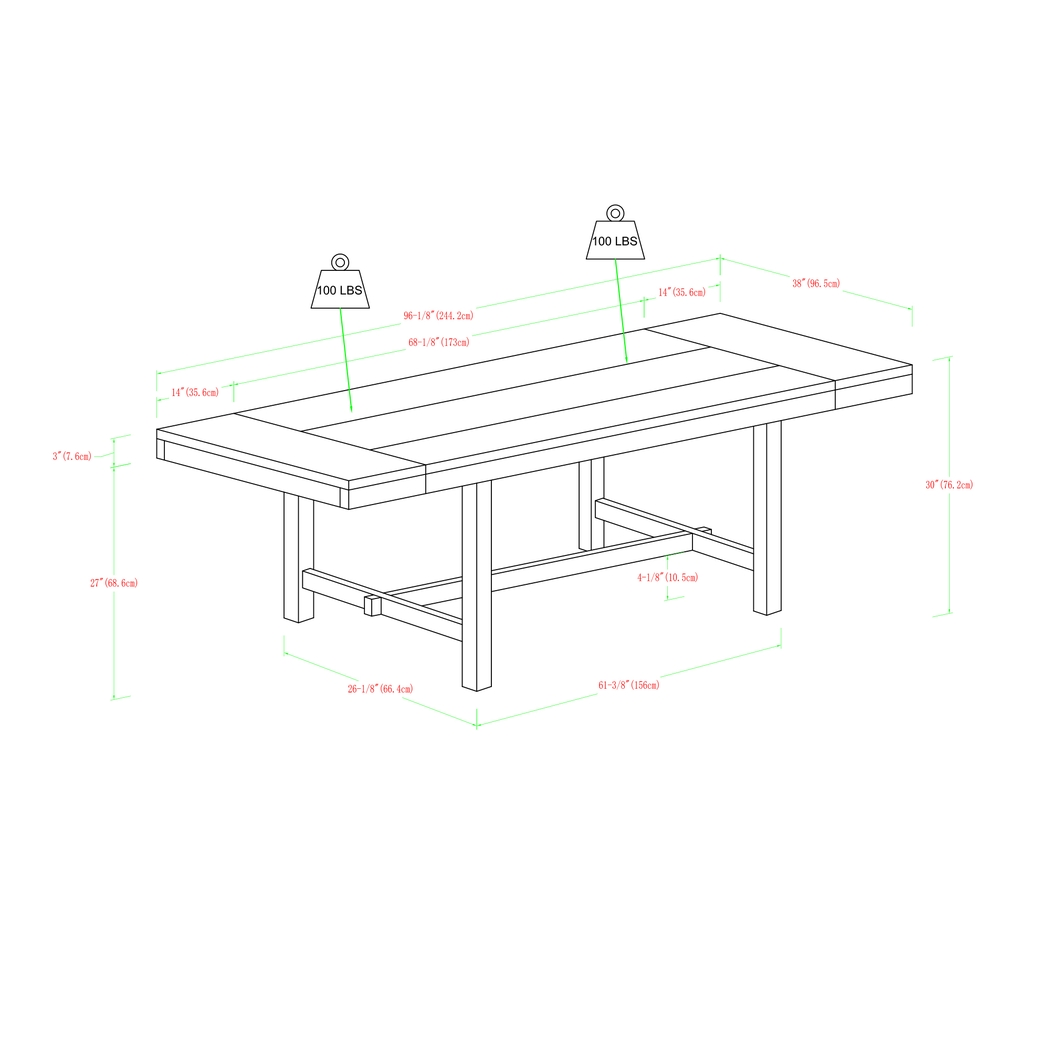Garrabrandt Oak Dining Table - Thumbnail - Image 6