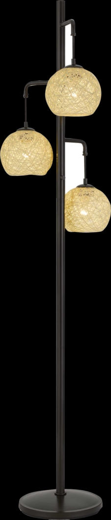 Garrell Black Floor Lamp - Thumbnail - Image 3