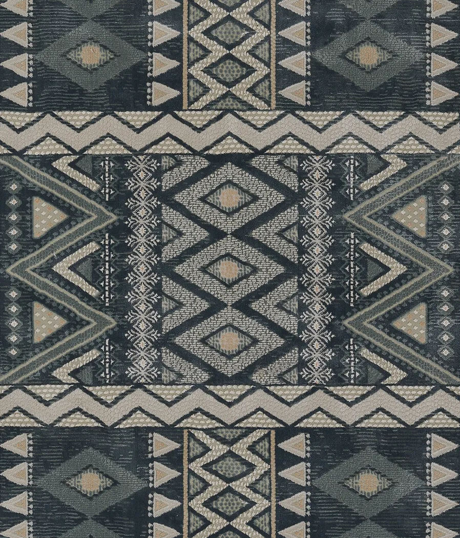 Garreth Navy 5'1 x 7'7 Rug - Thumbnail - Image 6