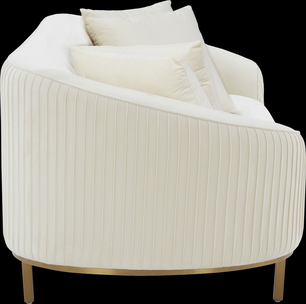 Garretsee Cream Sofa - Thumbnail - Image 5