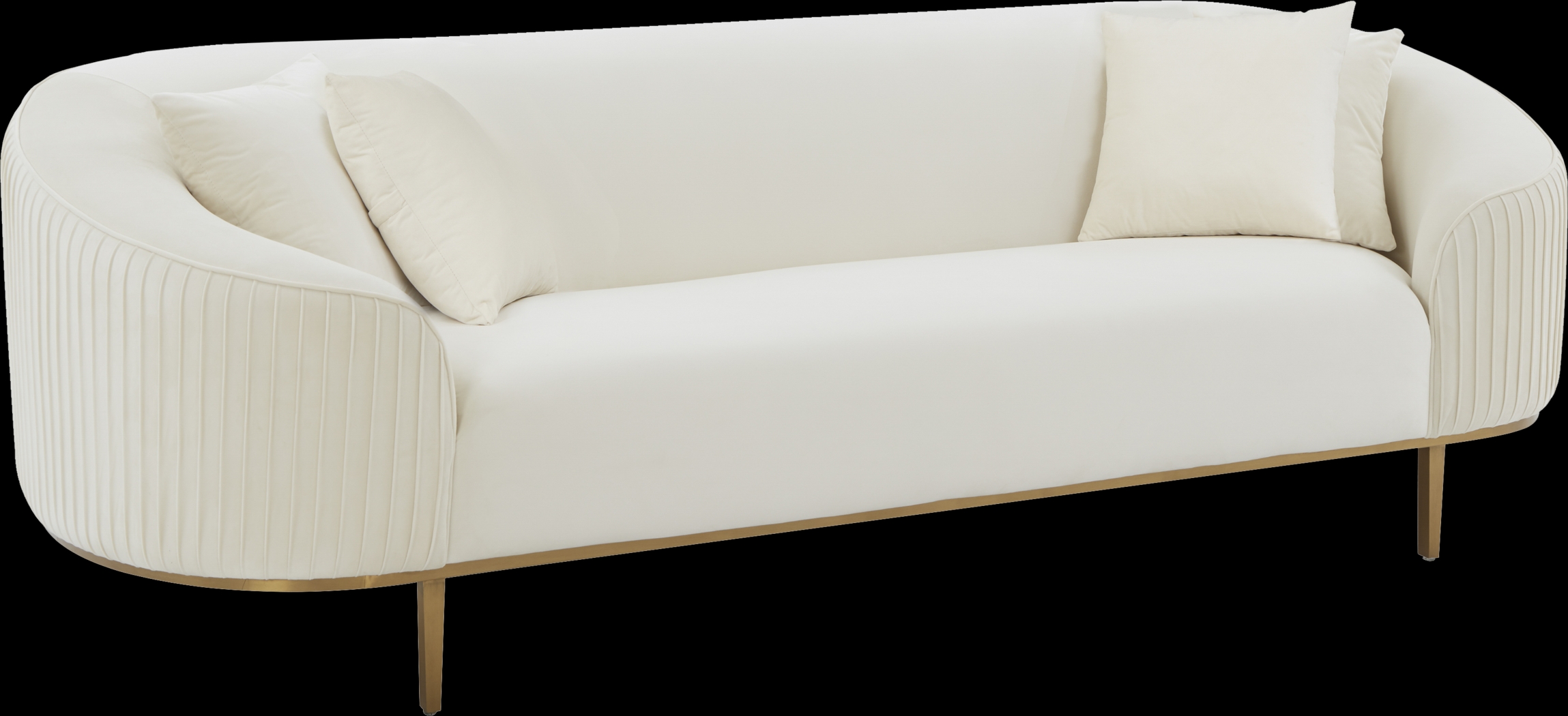 Garretsee Cream Sofa - Thumbnail - Image 1