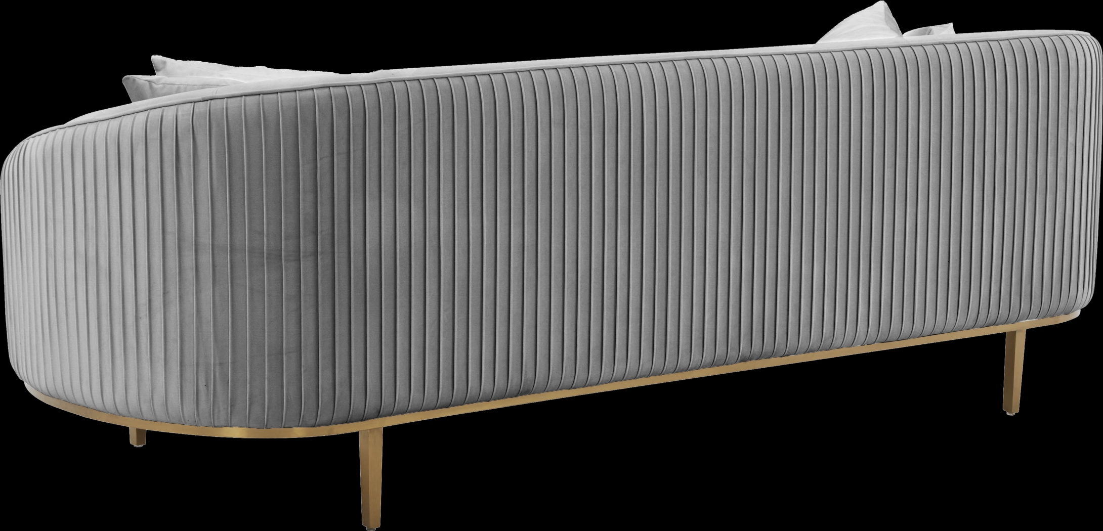 Garretsee Light Gray Sofa - Thumbnail - Image 4