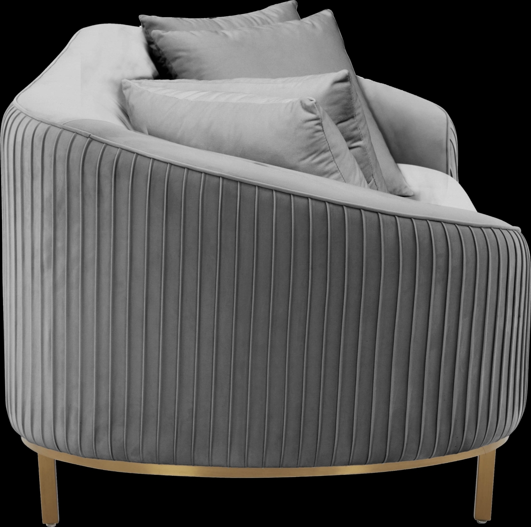 Garretsee Light Gray Sofa - Thumbnail - Image 5