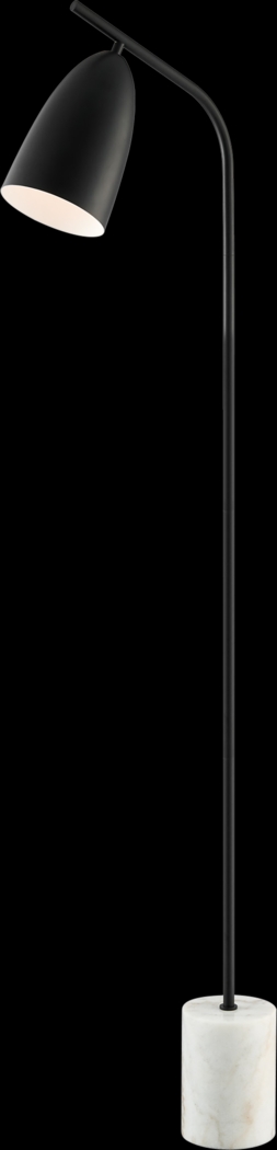 Garrick Land Black Floor Lamp - Thumbnail - Image 1