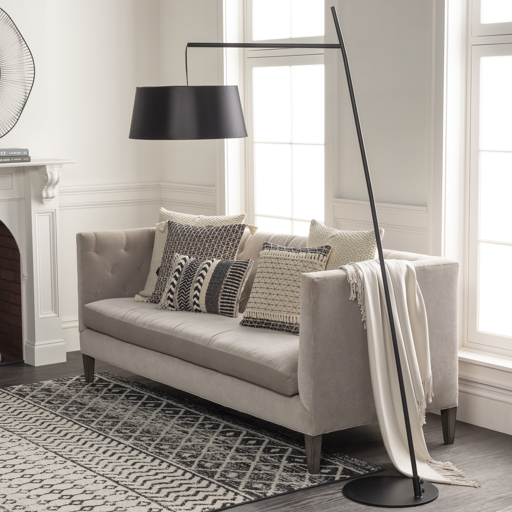 Garrigue Place Black Floor Lamp - Thumbnail - Image 5