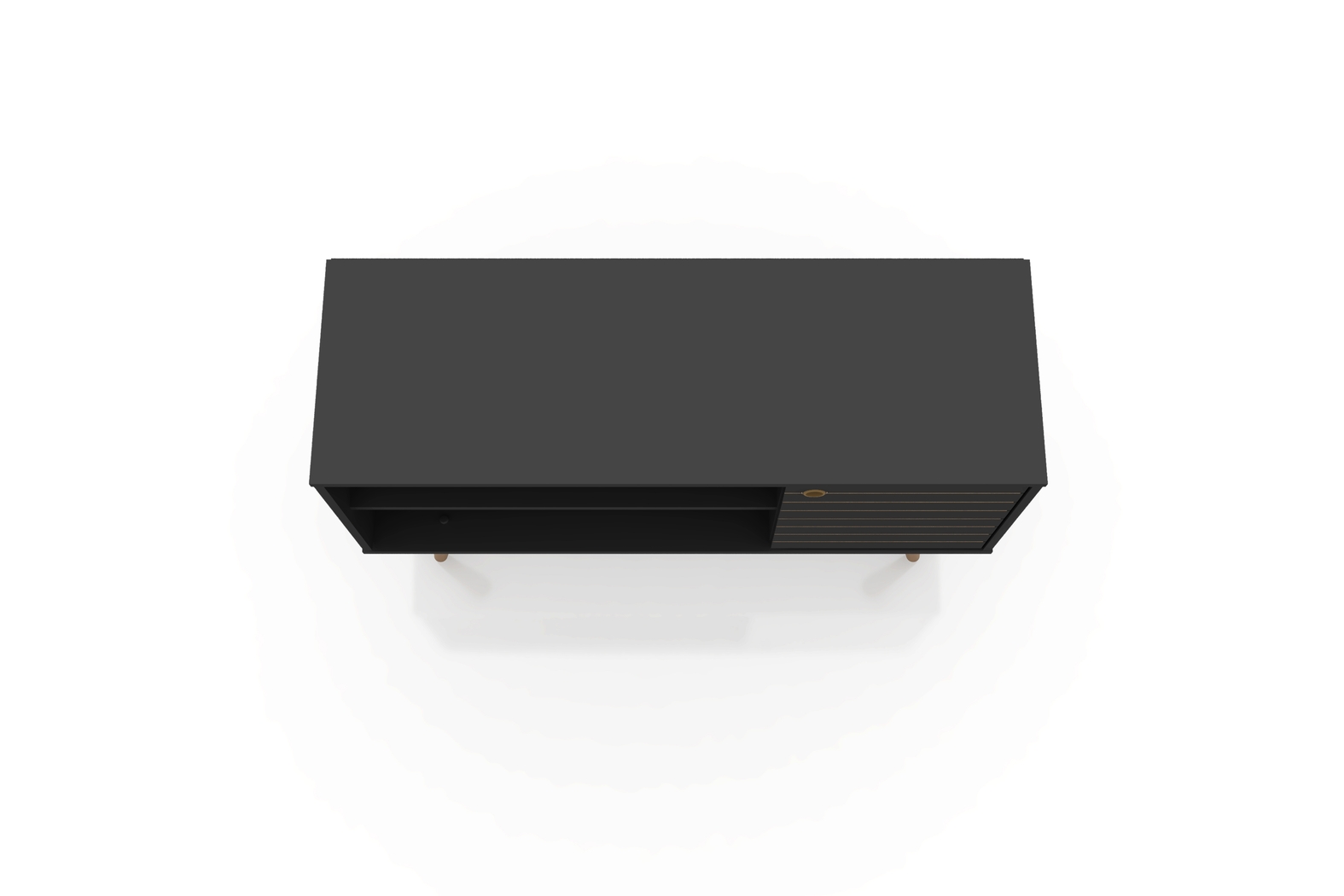 Garrion Black 42 In. Console - Thumbnail - Image 6