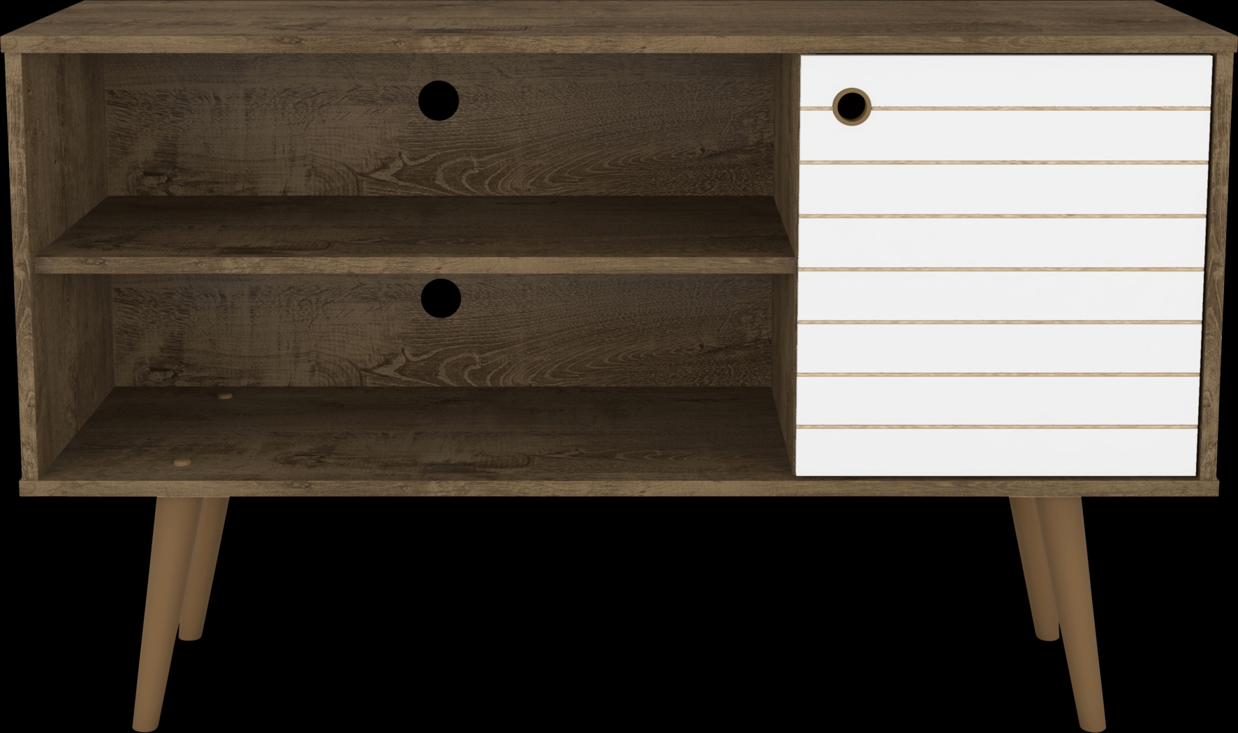 Garrion White 42 In. Console - Thumbnail - Image 1