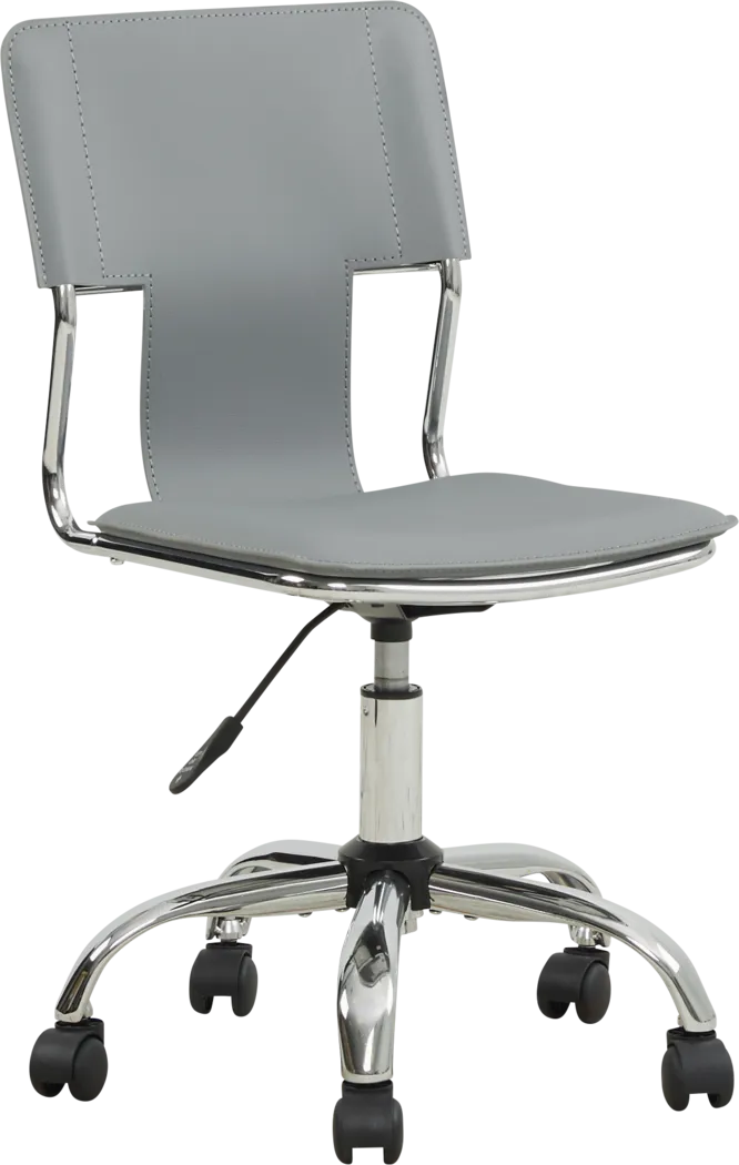 Kids Garrison Gray Desk Chair - Thumbnail - Image 1