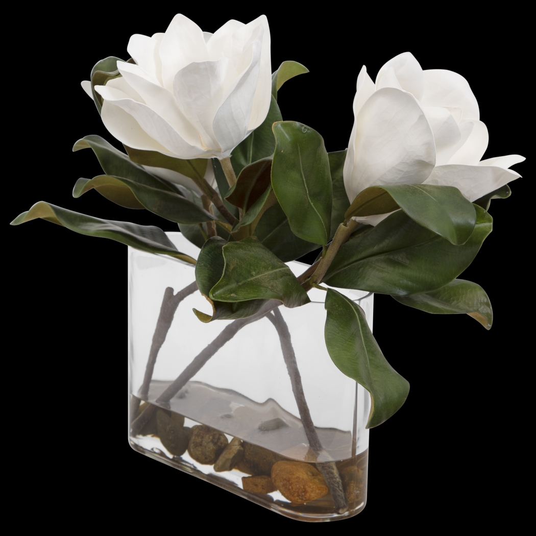 Garrity White Faux Magnolia - Thumbnail - Image 1