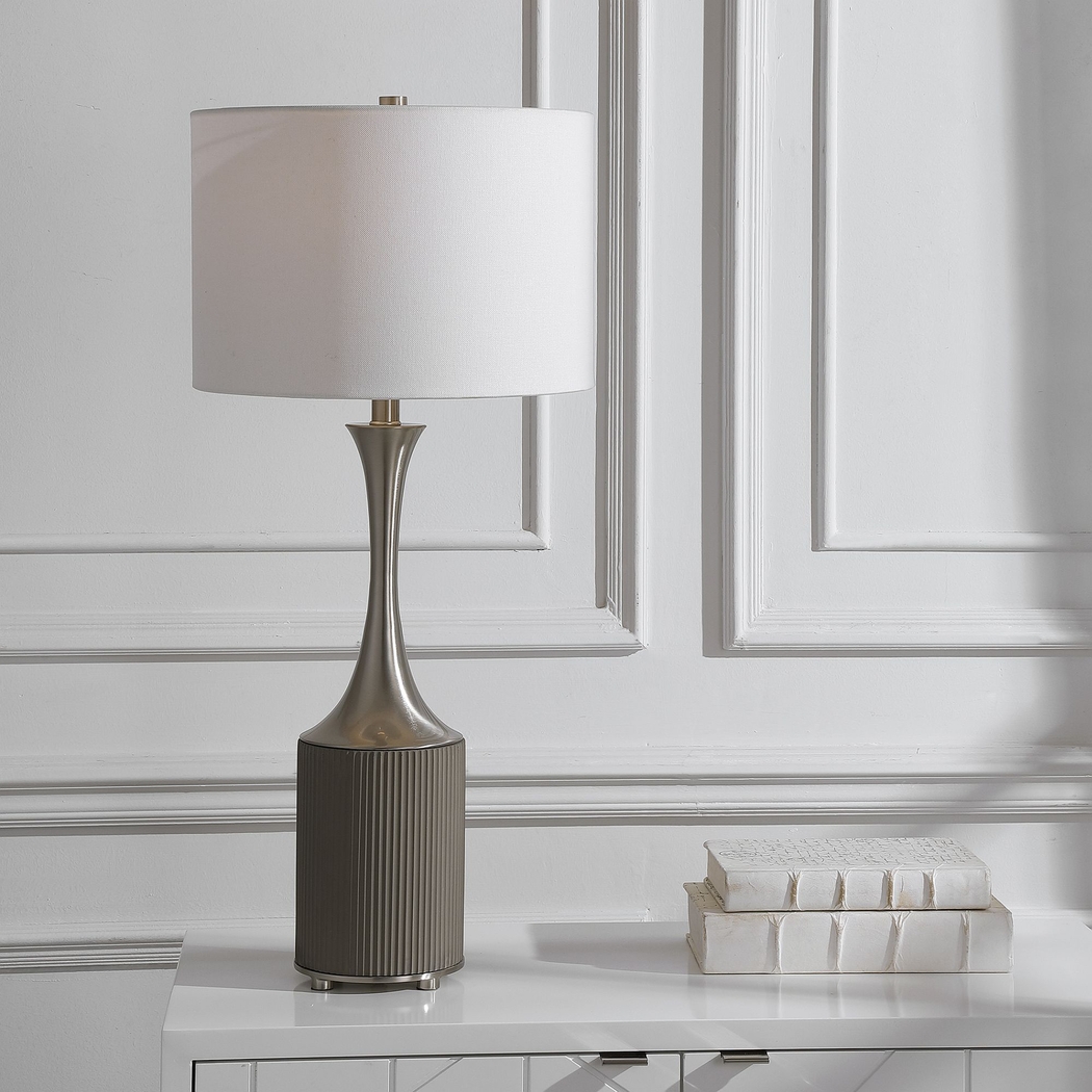 Garside Bay Gray Lamp - Thumbnail - Image 3