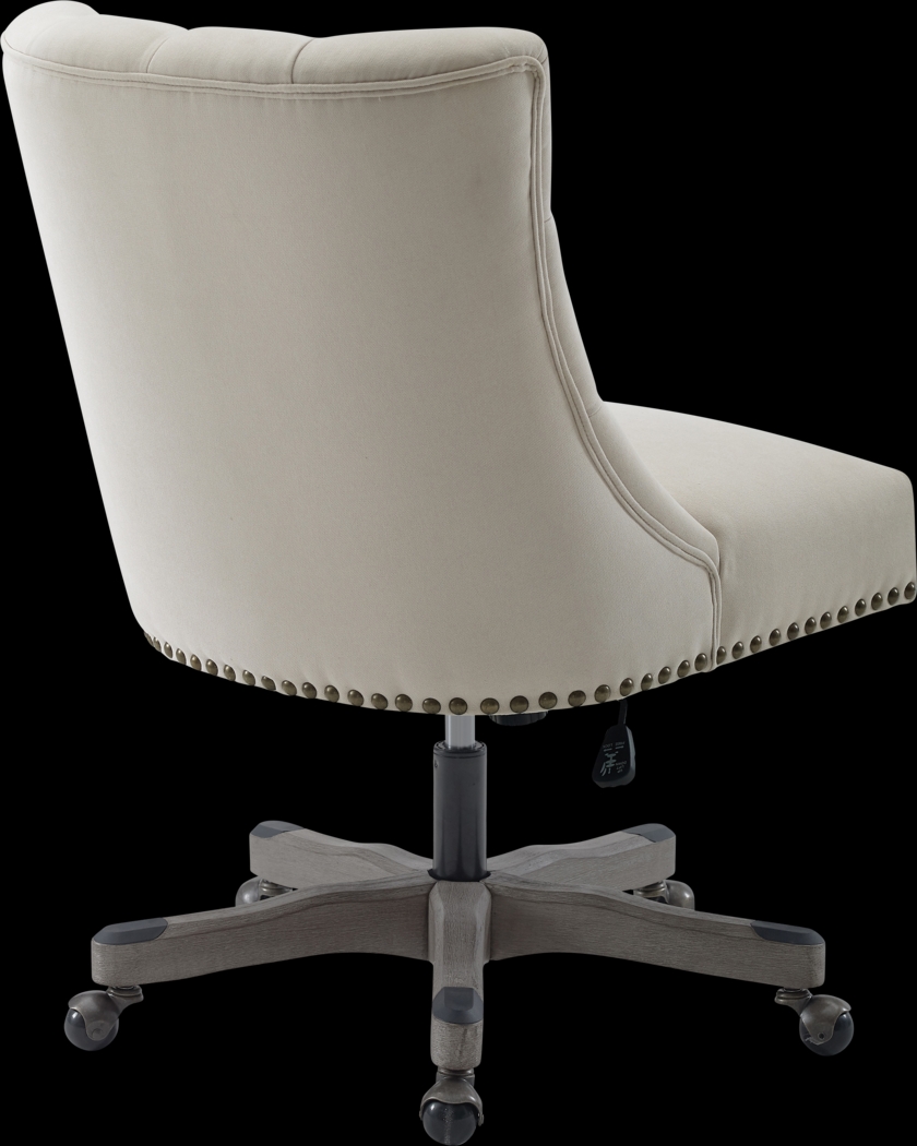 Gartland Light Beige Office Chair - Thumbnail - Image 2