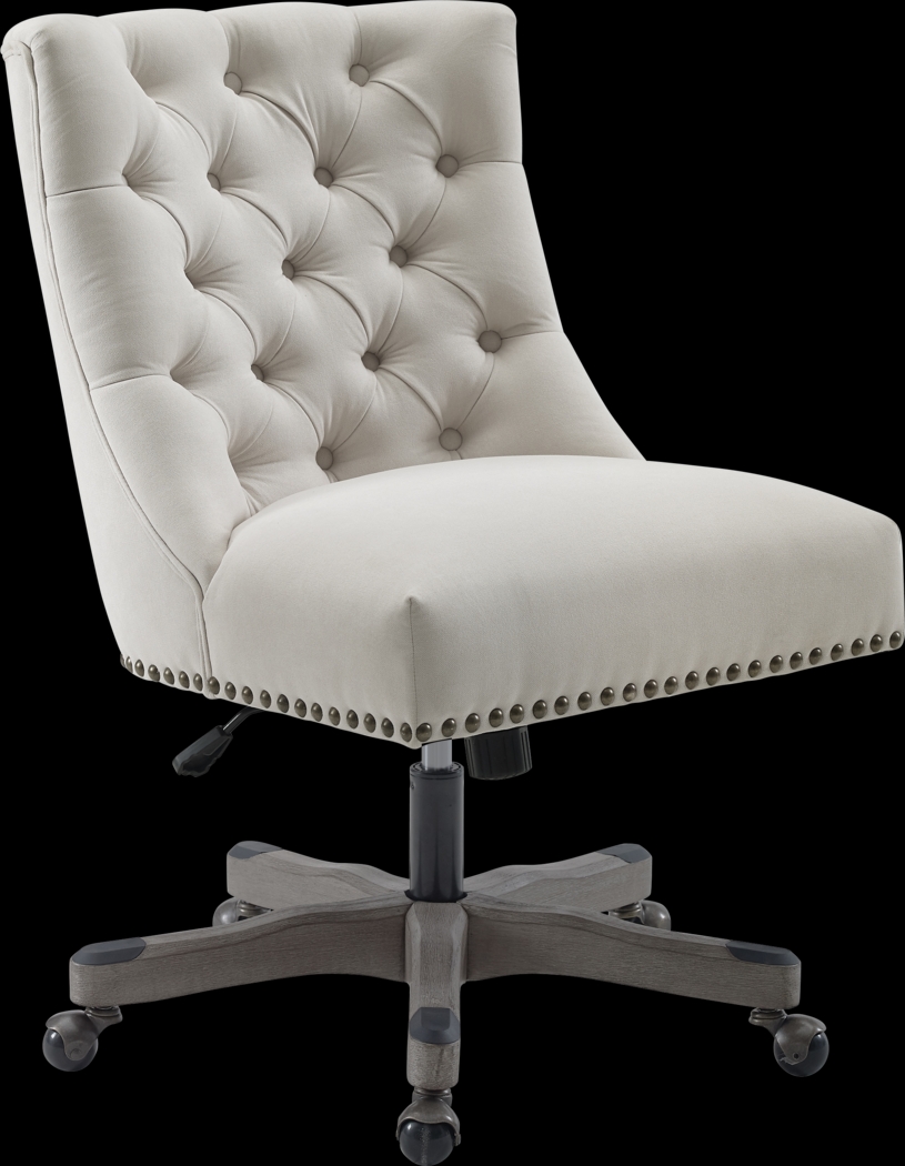 Gartland Light Beige Office Chair - Thumbnail - Image 1