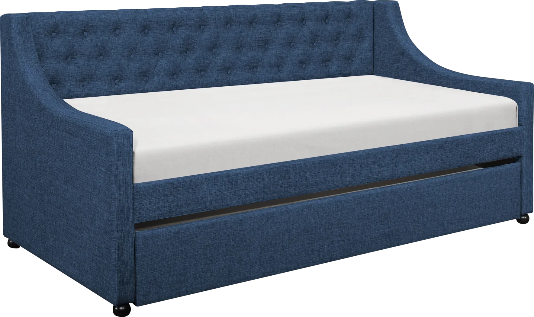 Gartley Blue Daybed with Trundle - Thumbnail - Image 1
