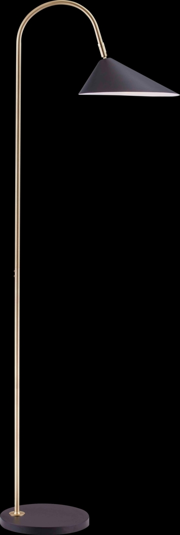 Garverdale Lane Gold Floor Lamp - Thumbnail - Image 1