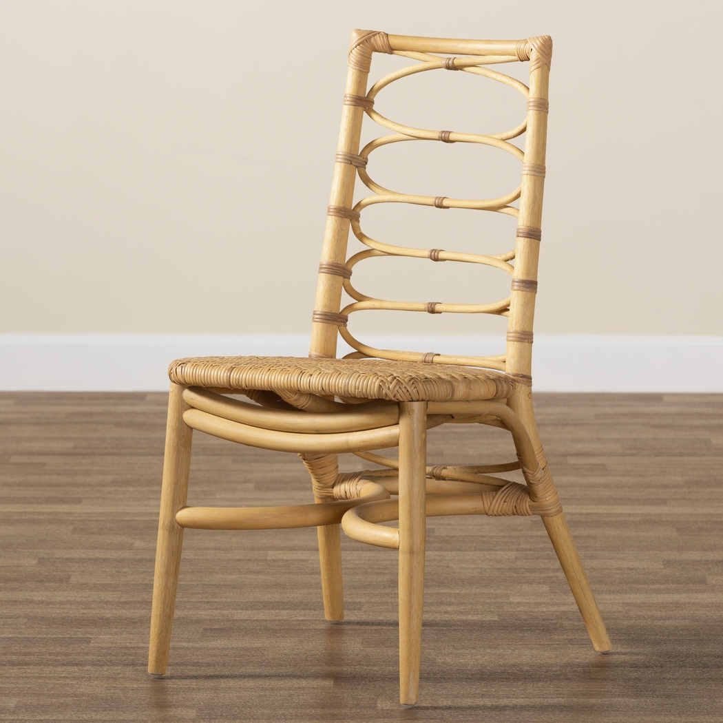 Gasche Natural Side Chair - Thumbnail - Image 3