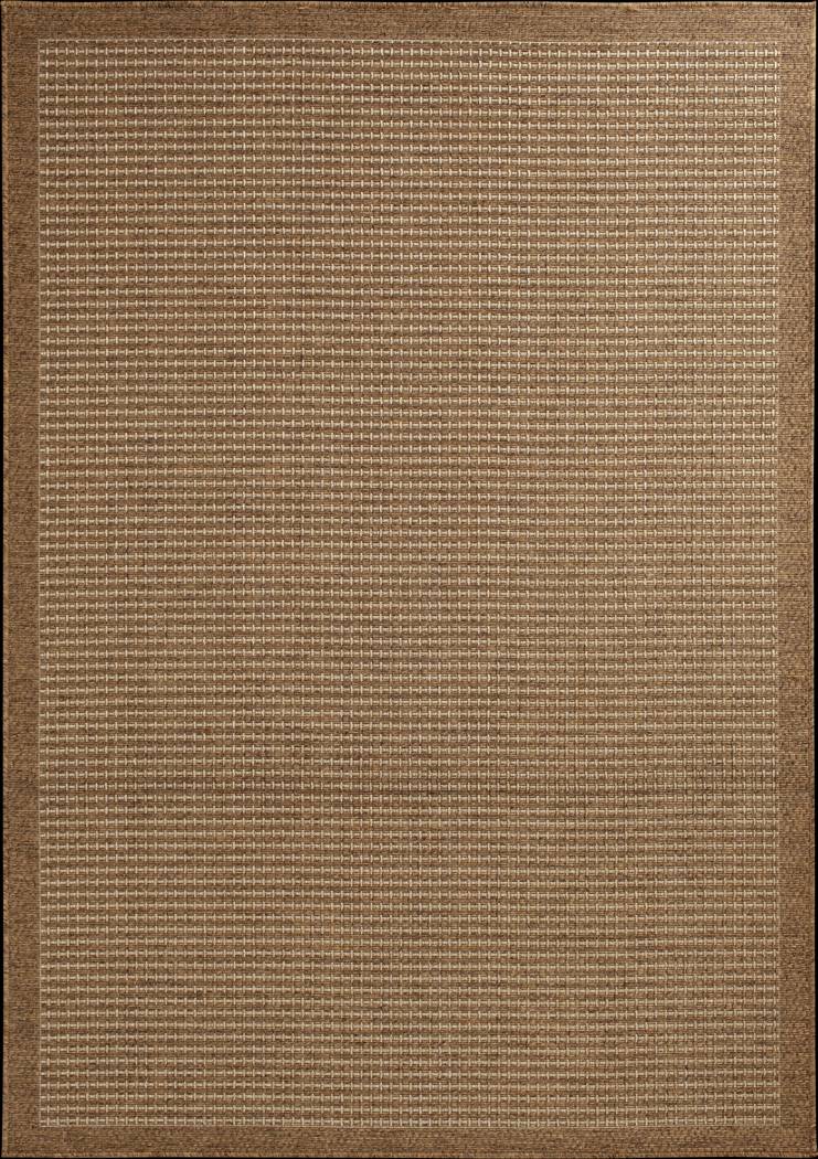 Gasha Tan 5'3 x 7'7 Indoor/Outdoor Rug - Thumbnail - Image 1