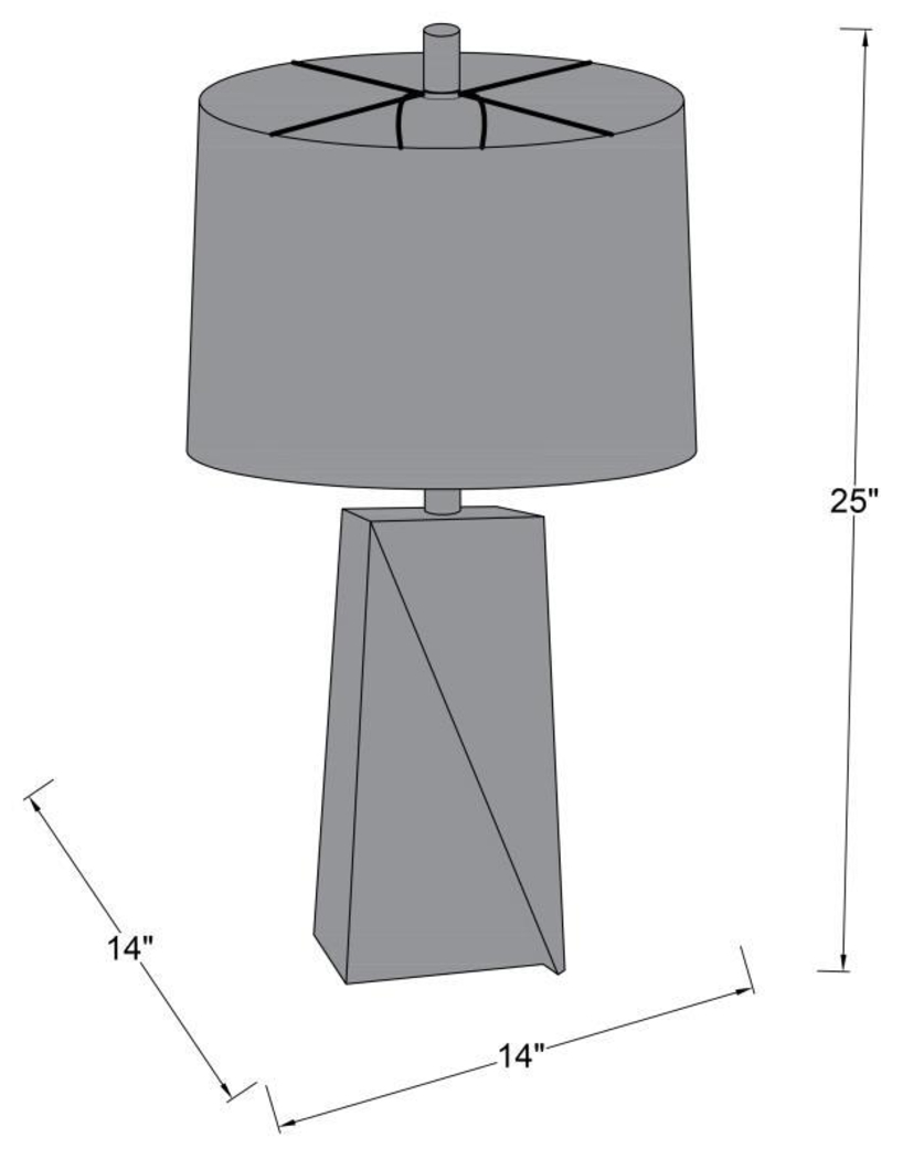 Gaspar Grotto Brown Lamp - Thumbnail - Image 4