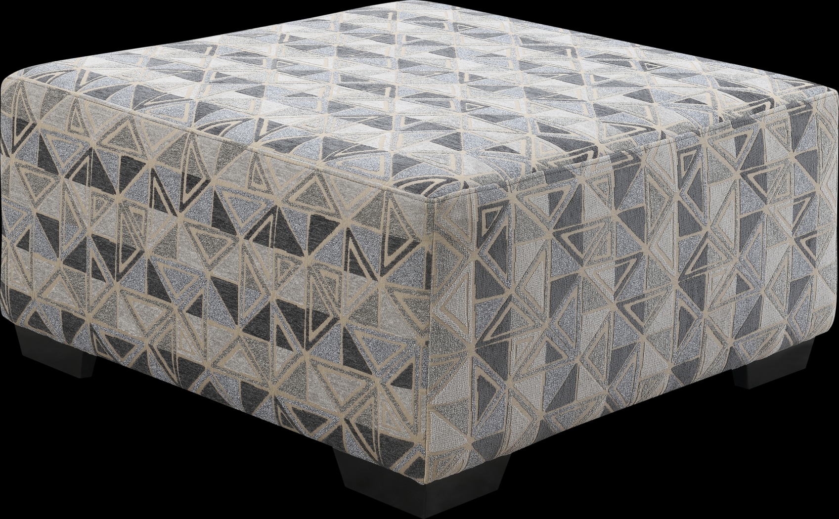 Gaspe Gray Cocktail Ottoman - Thumbnail - Image 2