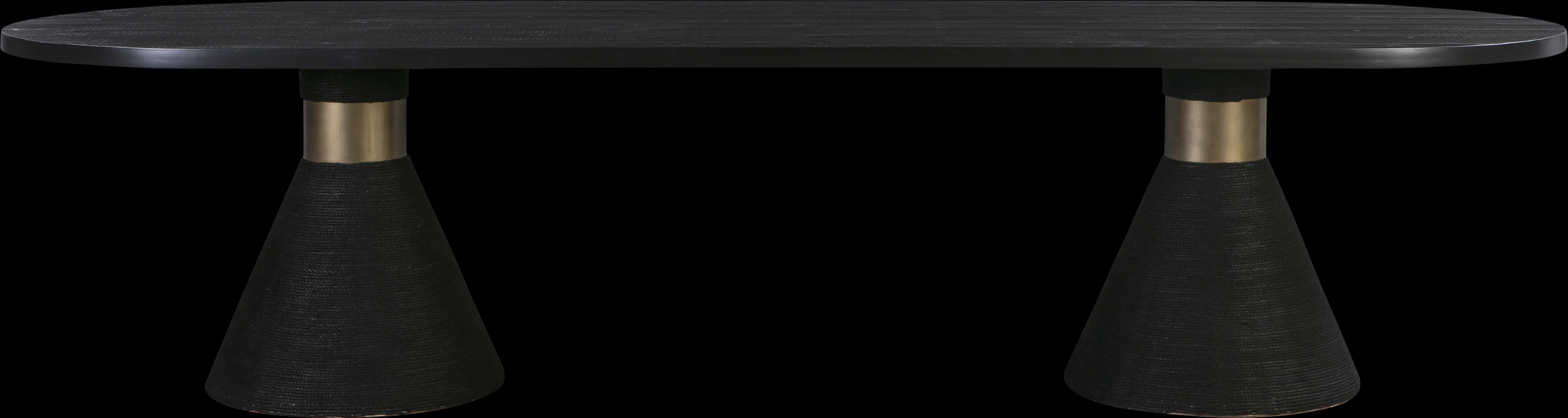 Gasteiger Black Oval Dining Table - Thumbnail - Image 4