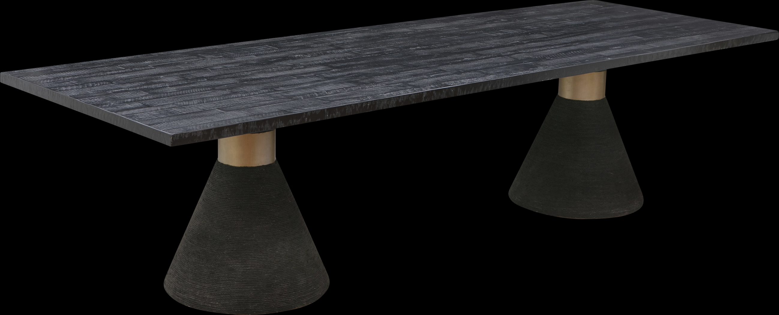 Gasteiger Black Rectangular Dining Table - Thumbnail - Image 1