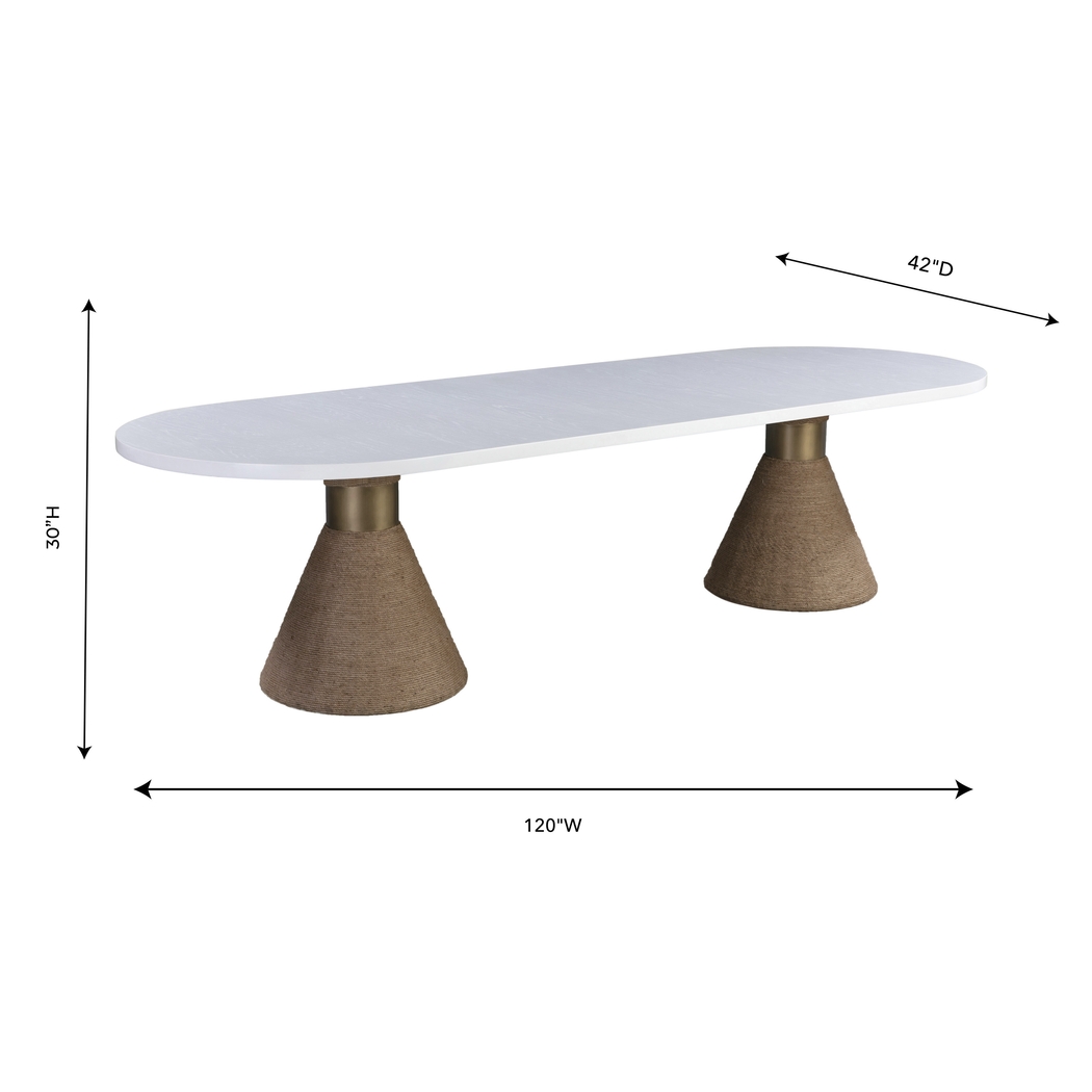Gasteiger White Oval Dining Table - Thumbnail - Image 12
