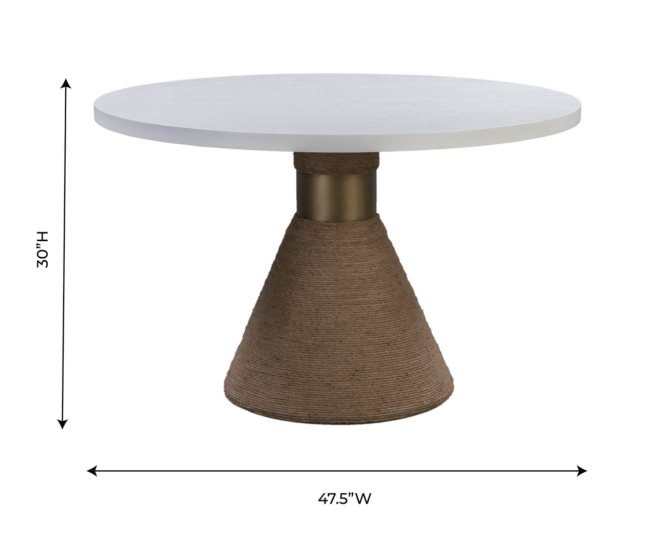 Gasteiger White Round Dining Table - Thumbnail - Image 9