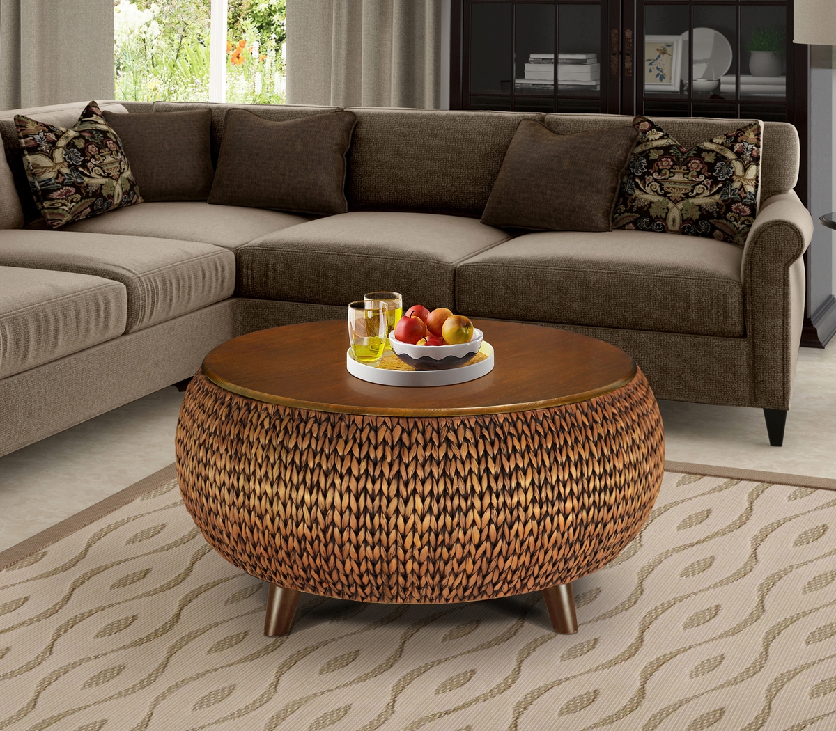 Gatala I Gold Lift-Top Coffee Table - Thumbnail - Image 2