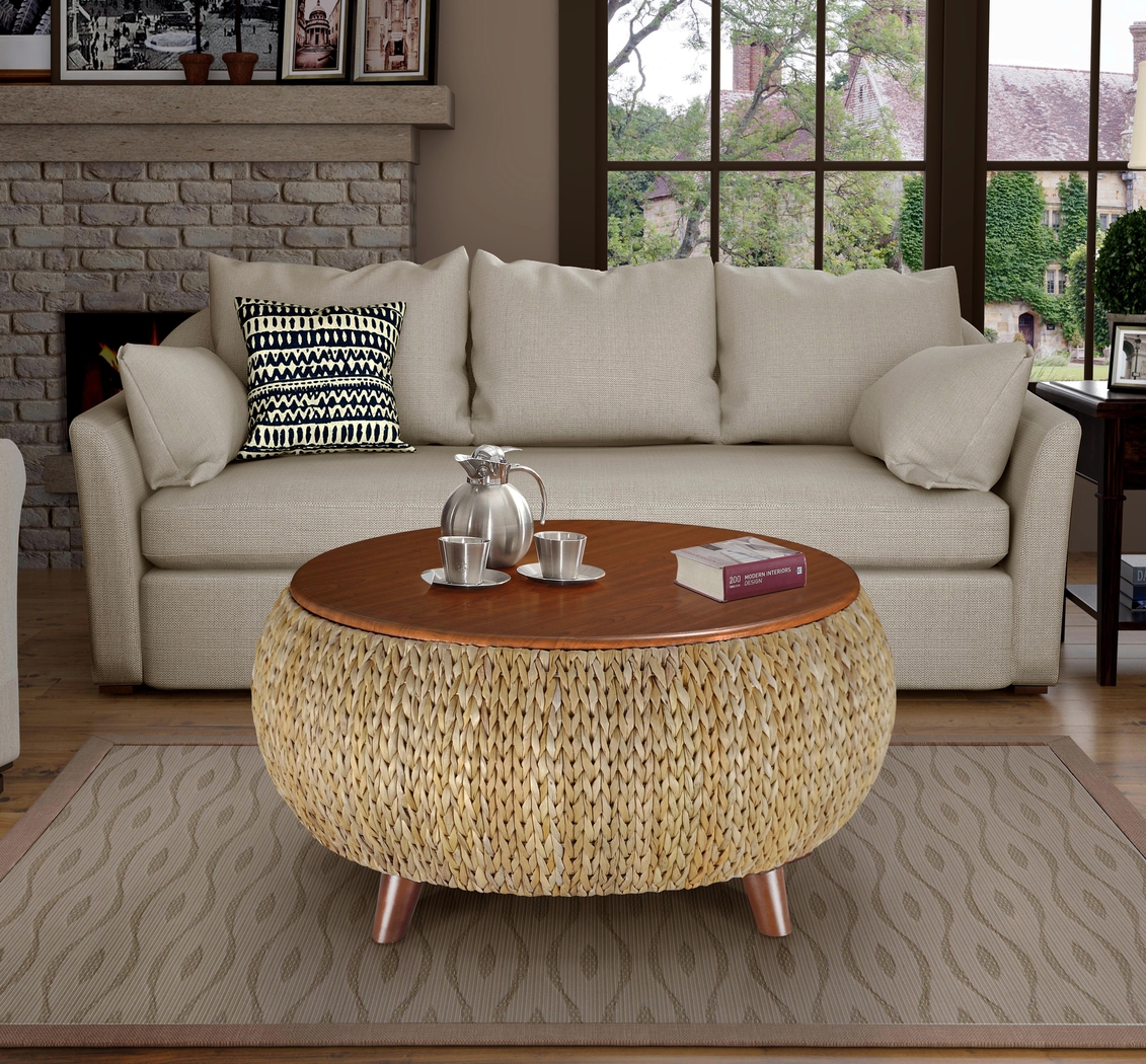 Gatala I Natural Lift-Top Coffee Table - Thumbnail - Image 3