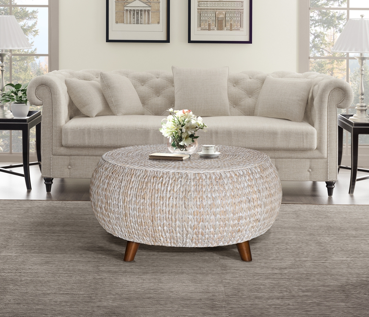 Gatala White Coffee Table - Thumbnail - Image 2