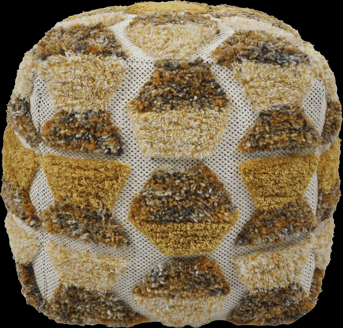 Gatchell Gold Ottoman - Thumbnail - Image 3